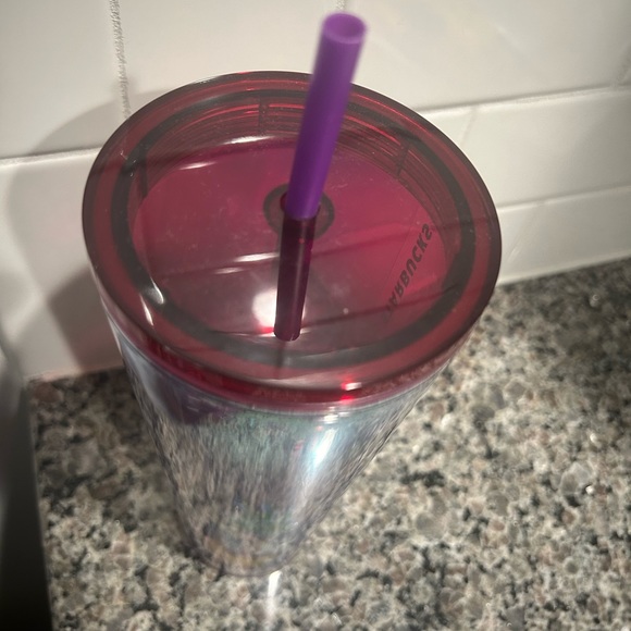 Starbucks ASL Sign Language Venti Tumbler by Artist Yiqiao Wang 24 oz Cold Drink - Picture 4 of 4